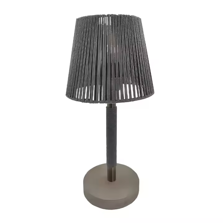 Lámpara de Mesa -  Base de Madera - Casquillo E27 - KALIX - 1