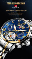 Reloj De Lujo Para Hombre Relogio Masculino Marca Top Reloj De Pulsera De Acero Inoxidable Luminiscencia Estilo Casual Resistente Al Agua 3Bar Para Deporte Al Aire Libre - details 0
