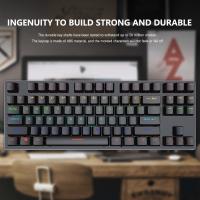 Teclado Mecánico De Juego Mini K620 RGB Con Retroiluminación Teclas Personalizables Y Hotswap USB Para PC Rosa Y Blanca - details 19