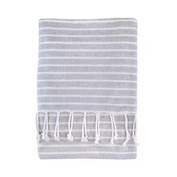 SUN & SURF Fouta de Playa Individual 100% Algodón 90x170 cm - Toalla Ligera y Versátil Tipo Pareo - 1