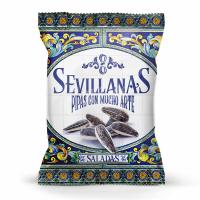 Pipas sevillanas caja 10 unidades saladas sabor Sevilla con arte mejor calidad - details 2