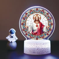 Lámpara Nocturna LED De Jesus Para Decoración De Habitación USB Regalo De Navidad Luz De Regalo Para Fiesta De Año Nuevo - details 4