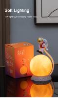 Lámpara Nocturna LED Para Niños Astronauta Carga USB Y Pilas Protección Para Los Ojos Luz De Escritorio Para Dormitorio - details 5