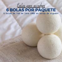 Bolas para Secadora de Ropa, 6 Piezas Bolas De Secado 7 cm, reducen el tiempo de secado, de Lanovenanube - details 1