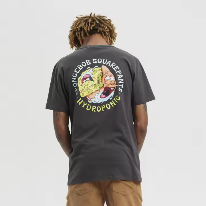 Camiseta Manga Corta HYDROPONIC BOB ESPONJA YIN YANG Charcoal SB007-02 - 1