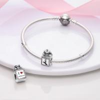 Perlas De Perfume Para Mujer Plata Esmaltada Colgante De Zapatos Altos Y Lápiz Labial Para Pulsera DIY Joyería - details 24
