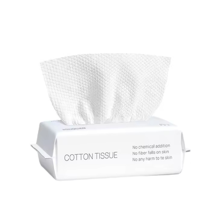 50PCs Toallas Desechables Para Limpieza Facial Suaves De Algodón Toalla De Limpieza Facial Para Salón De Belleza Towelchaolian - 1