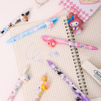 Sanrio Dibujos Animados 12/36pcs Bolígrafo De Gel Erasable De Resina Lindo Para Estudiantes Regalo De Papelería Azul Con Firmas - details 3