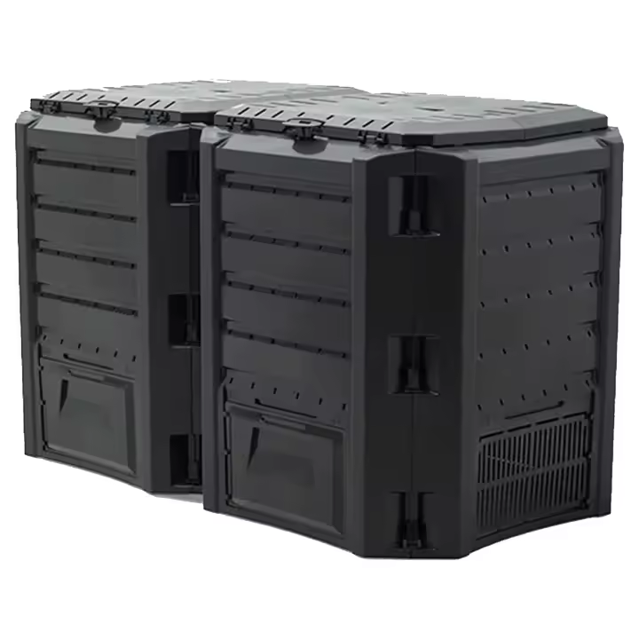 Planta de Compostaje Prosperplast Compogreen 800L Negro para Tierra de Jardín y Fertilizantes - 1