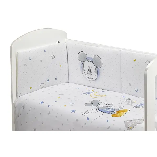 INTERBABY SET DE 2 PIEZAS FUNDA NORDICA CON RELLENO + CHICHONERA  MICKEY DISNEY - 1