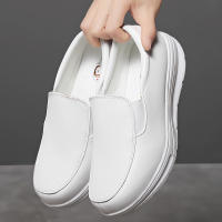 Zapatillas De Deporte Para Mujer En Color Blanco Casual Transpirables Zapatos De Plataforma Planas Para Caminar Y Correr - details 5