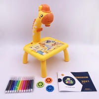Proyector LED Mini Para Niños Tablero De Dibujo Con Luz Educativo Herramienta De Aprendizaje Y Manualidades Para Pequeños - details 6