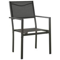 vidaXL Juego de comedor para jardín 3 piezas acero - details 3