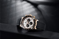 Reloj Deportivo De Cuarzo Para Hombre PAGANI DESIGN 2022 40mm Acero Inoxidable Impermeable Con Cristal De Zafiro Cronógrafo Manos Luminosas Fecha Completa Estilo Casual - details 13