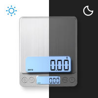 Báscula Digital De Cocina 3000g/0.1g Recargable Por USB Con 2 Platos Mini Báscula De Alimentos Para El Hogar Y Joyería Con Pantalla LCD - details 3