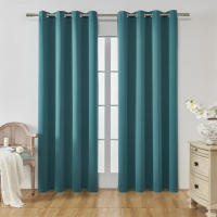 Cortinas De Bloqueo De Luz Negras Para Dormitorio Y Oficina Doble Capa No Existentes Dispositivos Inteligentes Material 100% Poliéster - details 18