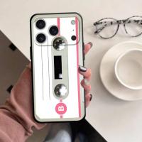 Funda Para iPhone Retro De Cinta Magnética Compatible Con Modelos 7 8 11 12 13 14 15 16 17 pro Max XR XS Mini Painted Phone Case - details 4