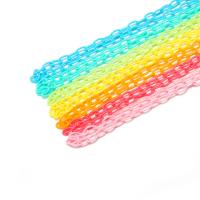10pcs Cadena De Enlace Acrílico Colorido 50cm Con Cierre De Langosta Para Llaveros Collares Y Pulseras Herramientas De Joyería - details 8