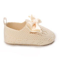 Zapatos De Caminar Para Bebés Niñas Primavera Verano Con Lazo Suaves De Algodón Resistente a Golpes Cierre SLIP-ON Transpirables Talla True - details 17