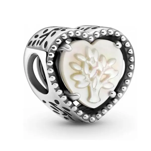 PANDORA Icons Charm árbol Genealógico-Encanto del corazón, Viene con un completo embalaje de Caja de regalo. - 1