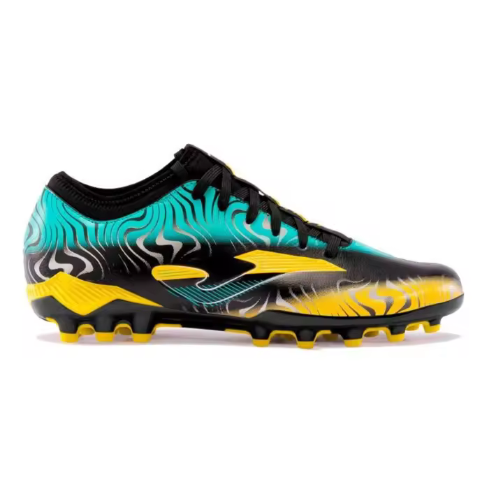 Joma EVOW2401AG Zapatillas de fútbol Evolution 2401 para hombre en negro de piel vegana - 1
