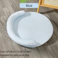 Colchoneta de frijol de hielo para gato, colchón frío con refrigeración, resistente a mordeduras y arañazos, cama para mascotas, adecuado para perros de tamaño mediano, Verano - details 1