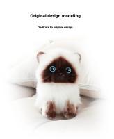 Muñeco De Peluche Genuino Hugs Baby Gato Simulación De Animal Lindo Suave Kawaii 20/26cm Juguete Para Niños Regalo De Cumpleaños - details 2