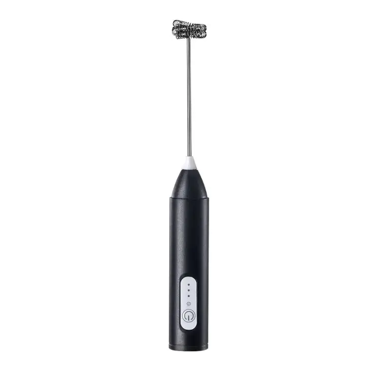 BIT Espumador de Leche Eléctrico de 3 Velocidades, Espumador Electrica de Mano Recargable por USB,  Batidor Eléctrico para Espuma de Café, Mezclador de Bebidas de Alta Velocidad, Varita de Espuma de Café - 1