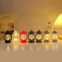 Lámpara LED De Halloween Decoración De Navidad Vintage Portátil Antorcha Electrónica Candlestick Ambiente Barra Luz Novedosa - details 2