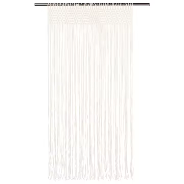 Cortina de macramé algodón 140x240 cm - 1