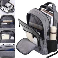 Mochila para hombres, niños, niñas, mochila de escuela secundaria, compartimento para computadora con puerto de carga USB - details 2