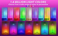 Lámpara De Piso Inteligente 150CM Con Control Por TUYA APP Cambio De Color RGB Trabaja Con Google Y Alexa Decoración Para Sala De Estar Y Game Room - details 3