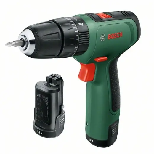 Bosch Taladro percutor a batería EasyImpact 1200 (2 baterías, sistema de 12V, 19 accesorios, en maletín de transporte) - 1