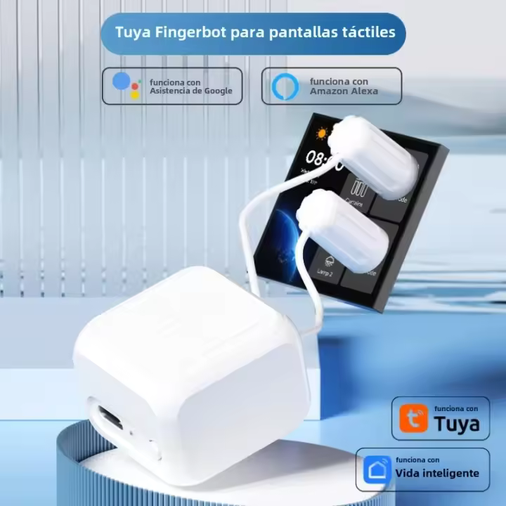 Robot De Control Remoto Tuya Fingerbot Para Pantallas Táctiles Inteligente Voz Alexa Google Home Switch Wireless BLE Compatible Con Smart Life - 1