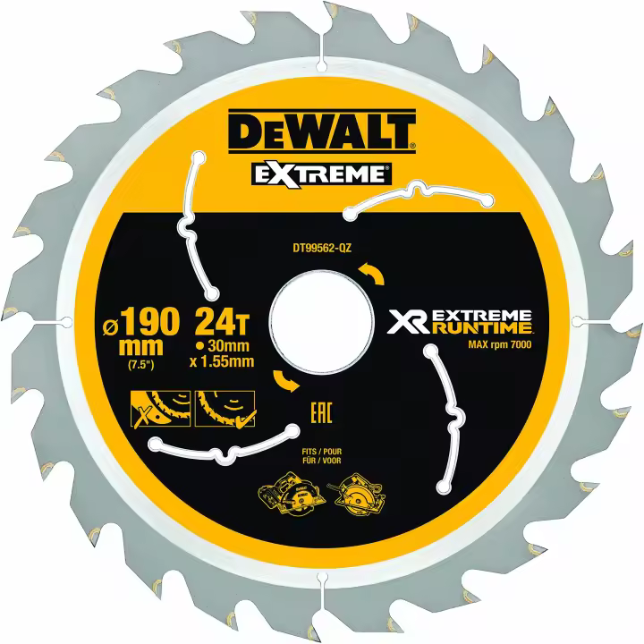 Dewalt piła tarcz.190x30mmx24z - 1