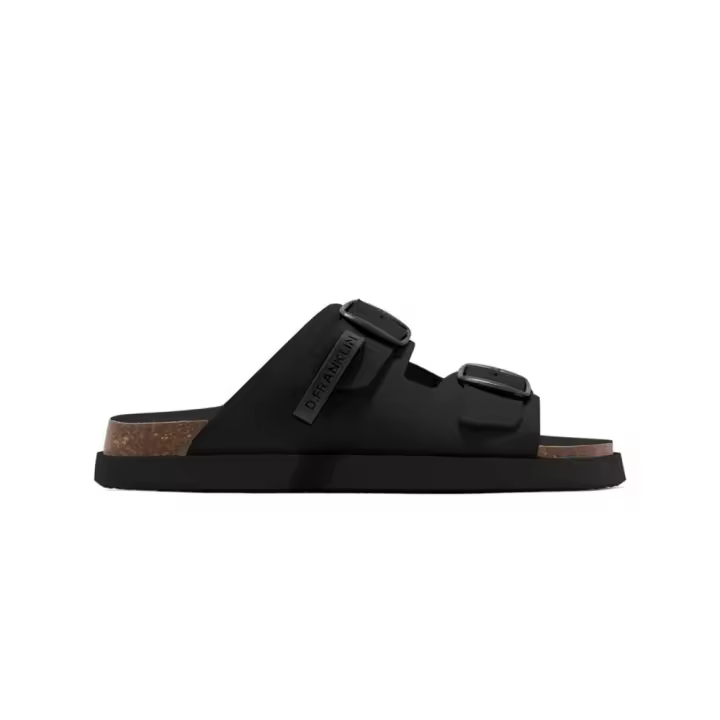 Sandalias Planas D.franklin Dfsh407001 Mujer Negro - 1