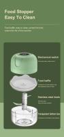 Mini picadora de ajo eléctrica USB, picadora de carne, trituradora de ajo, trituradora de verduras, trituradora de jengibre duradera, utensilios de cocina - details 13