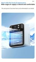 Ventilador Mini Acondicionado Recargable USB 2025 - Dispositivo Portátil de Enfriamiento para Escritorio con Batería de Litio, Carga Inalámbrica y USB, Ideal para Hogar, Oficina o Dormitorio, Capacidad de Batería: 3000mAh - details 9