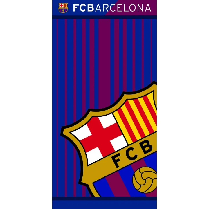 Barca Toalla, FC Barcelona Toalla, Toalla de Playa, de Fútbol, Azulgrana, 70 x 140 cm, Producto Oficial, Microfibra, Unisex,M2 Tec - 1