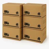 UD - Pack 12 Cajas de Cartón Grandes para Mudanza y Almacenaje – Resistentes, Reutilizables y de Alta Calidad, Tamaños Variados - details 1