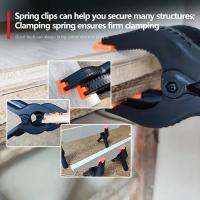 6/10PCS Clip De Resorte Para Trabajos Con Madera Herramientas De Nylon Plástico Clip a Para Fotografía Fijación De Fondo - details 3