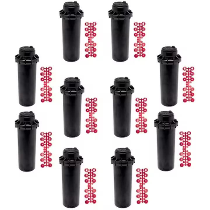 HUNTER Pack 10 Aspersor de riego Hunter PGP-ADJ 3/4'' | Alcance 6,4-15,8 m | Aspersor ajustable profesional - 1