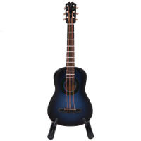 Guitarra De Madera Miniatura Con Soporte Decoración Moderna Simplicidad Para Escritorio Del Hogar Opciones De Tamaño 10cm Y 14cm - details 1