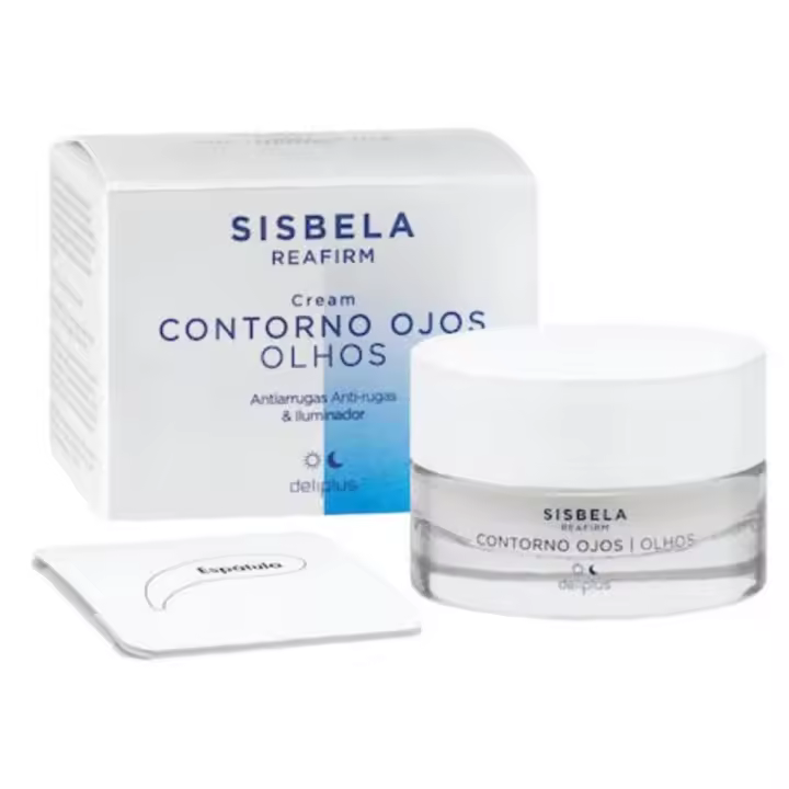 Pack 1 - Contorno de ojos 15 ml. Antiarrugas e Iluminador Sisbela Reafirm. Todo tipo de pieles. Deliplus - 1
