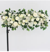 Decoración De Muralla De Flores Para Boda DIY 50/100cm Silkworm Peonías Y Rosas Artificiales Suministros Para Arreglo Floral Decoración De Arco De Boda Y Fondo - details 1