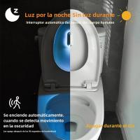 Luz De Noche Para Inodoro Con Sensor De Movimiento RGB 7 Colores Cambiantes Luz LED Recargable Para Decoración De Baño - details 2