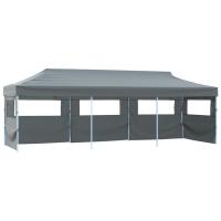 vidaXL Carpa Plegable Pop-up con 5 Paredes Laterales 3x9m Jardín Fiesta Color Crema,  Antracita,  Azul y mas - details 0
