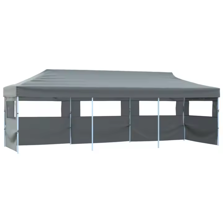 vidaXL Carpa Plegable Pop-up con 5 Paredes Laterales 3x9m Jardín Fiesta Color Crema,  Antracita,  Azul y mas - 1