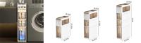 Vicyol S&D Organizador de Baño Estrecho con Cajones Amplios y Ruedas - details 0