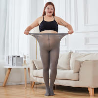 Pantimedias De Veludo Para Mujer Talla Grande 120D Cálido Otoño Invierno Ajustadas Cintura Alta Estirables 80D Medias Tiras - details 4